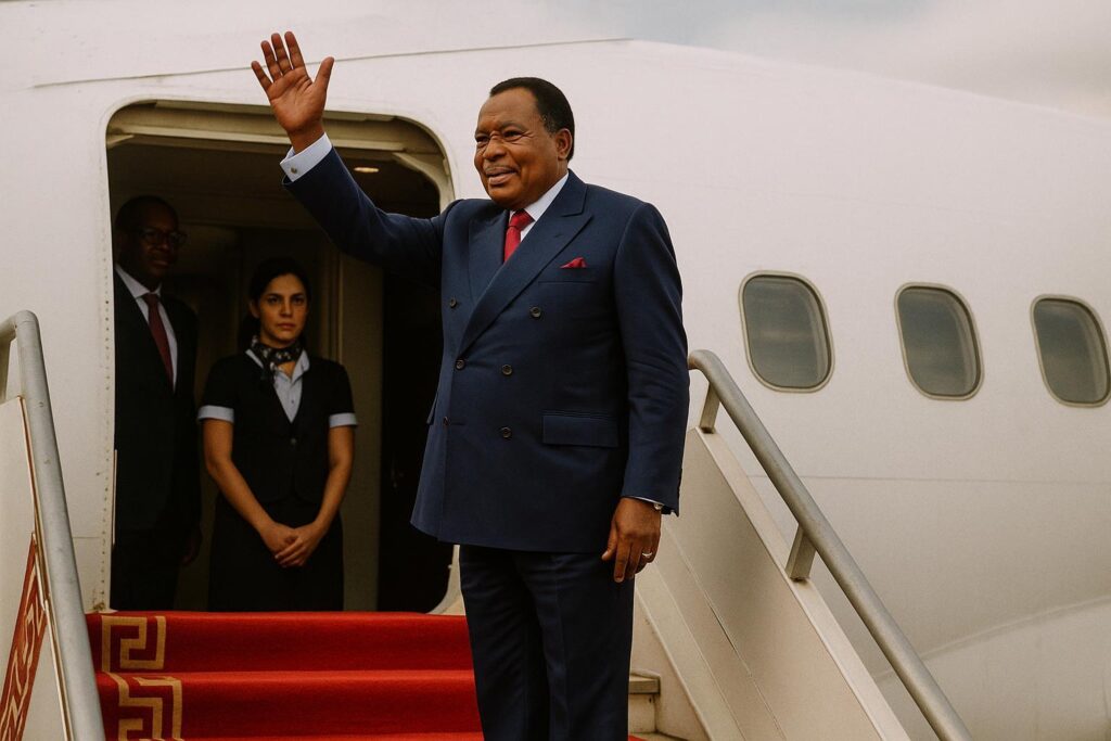 Sassou N’Guesso in Beijing for 80th Victory Parade