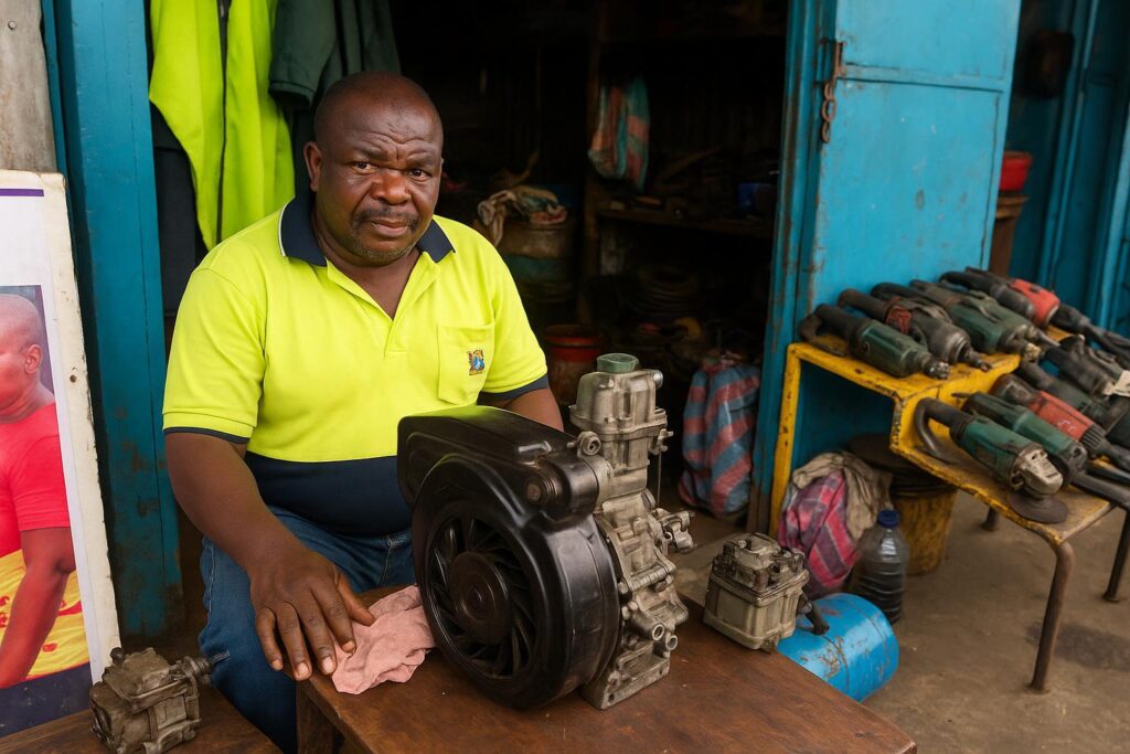 Disabled engineer offers free generator skills boom