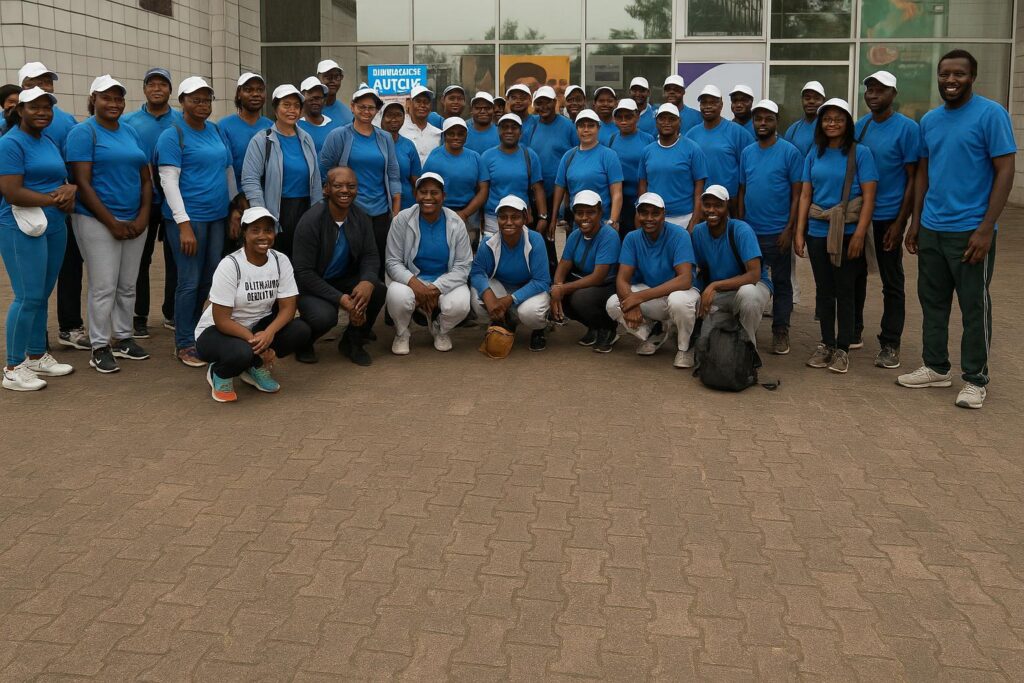 Brazzaville’s Blue Wave Draws Eyes to Autism