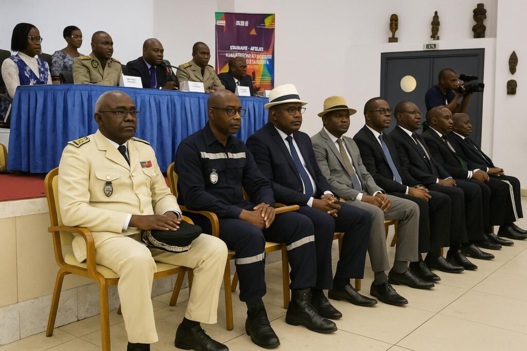 Brazzaville Salutes Police Authors in Blue