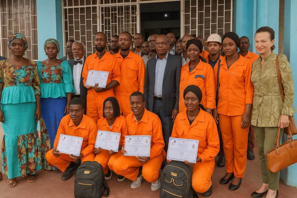 Solar Skills Spark 35 Mini Firms in Kouilou