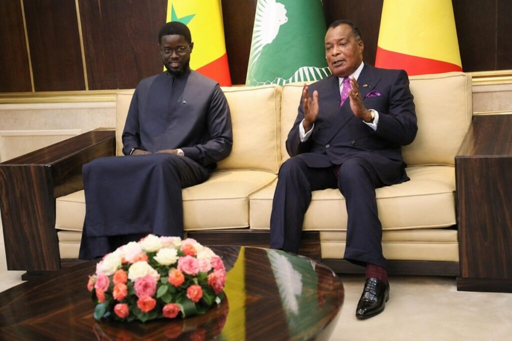 Senegal’s Faye Lands in Brazzaville for Key Talks